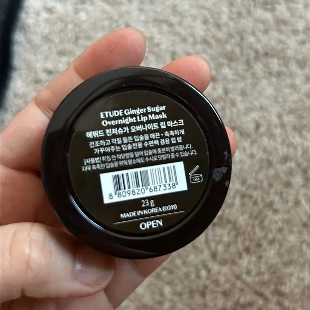 Etude Ginger Sugar Overnight Lip Mask
